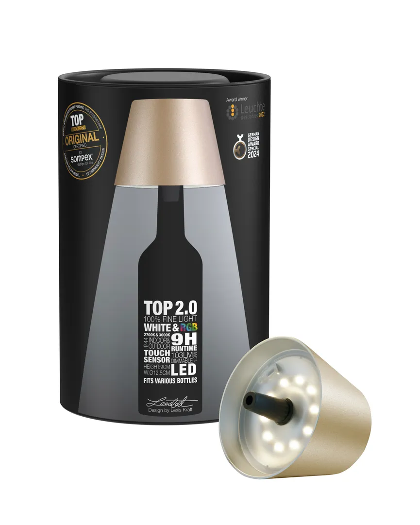 Flaschenleuchte "Top 2.0" detail