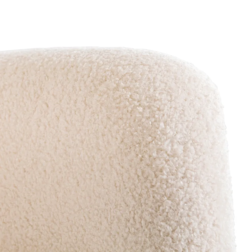 Schaukelstuhl creme detail