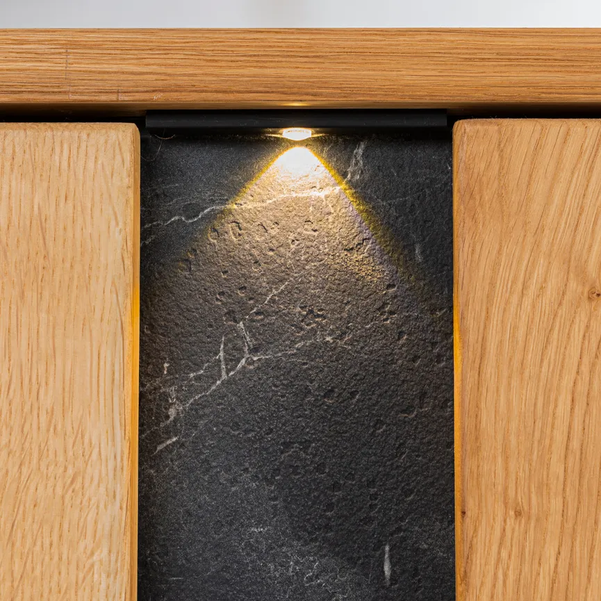 Highboard 3-trg. detail