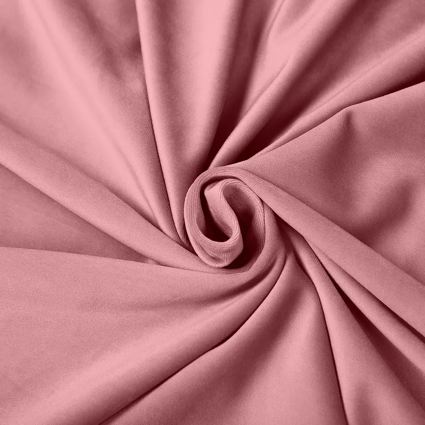 Dekoschal Samtoptik altrosa material_farbe