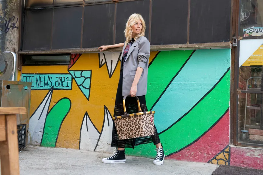Carrybag "leo macchiato" milieu