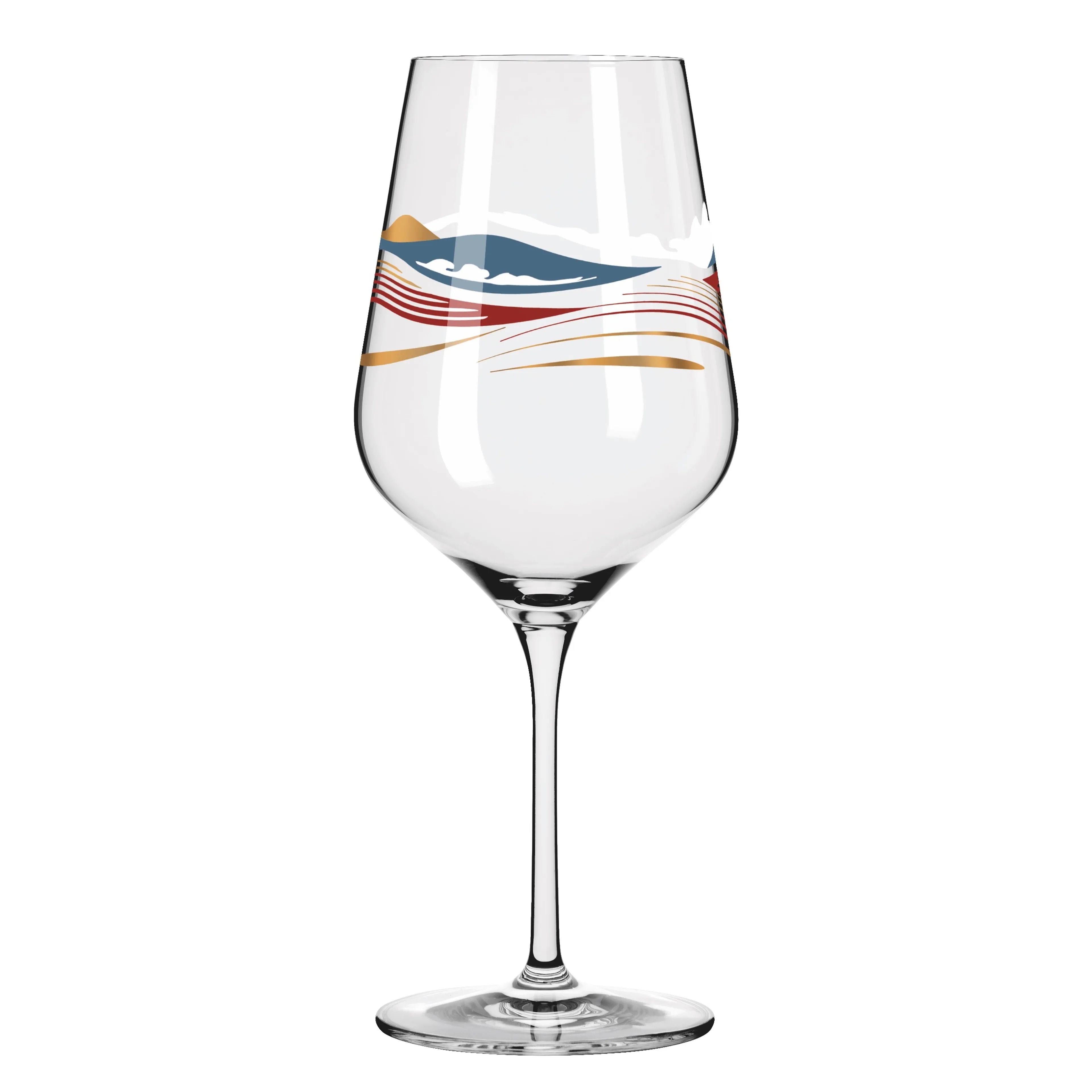 Rotweinglas Herzkristall 570 ml
