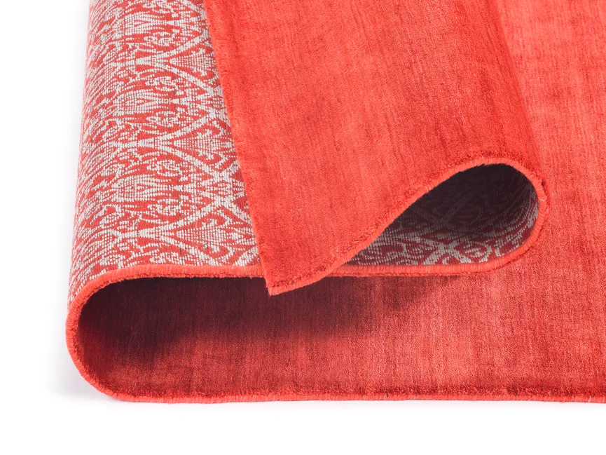 Handwebteppich wendbar detail