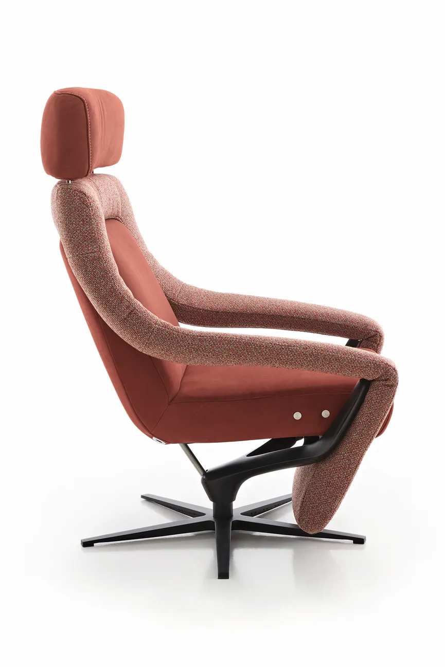 Sessel Yoko-3 DK schwarz detail