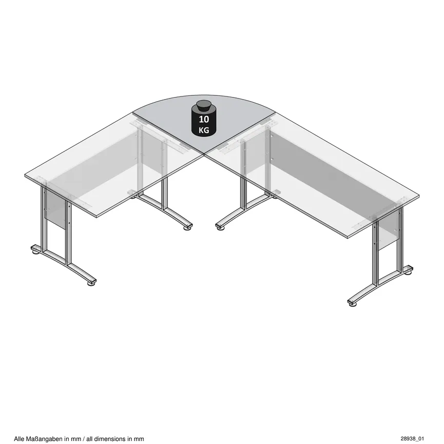 Eckverbindungsplatte detail