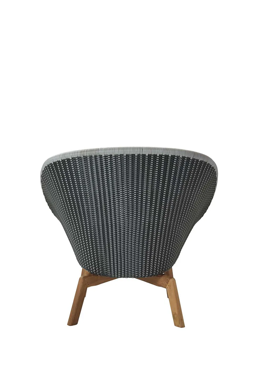 Lounge Sessel m. Teakbeine detail