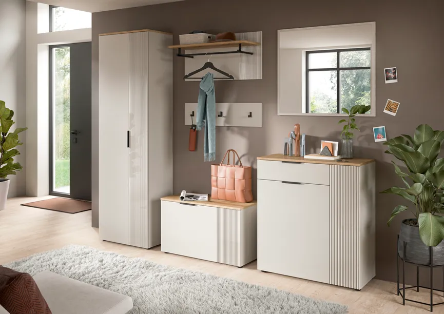 Schuhschrank 2T/1S milieu