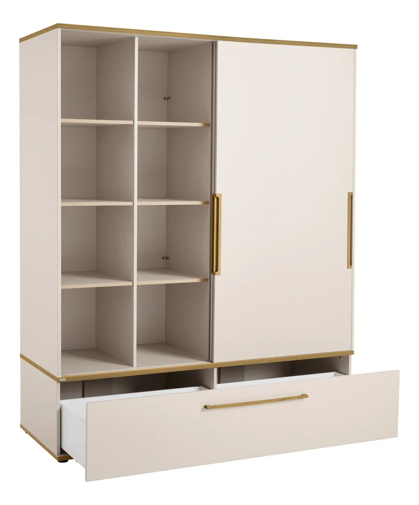 Schwebetürenschrank 2-trg. detail