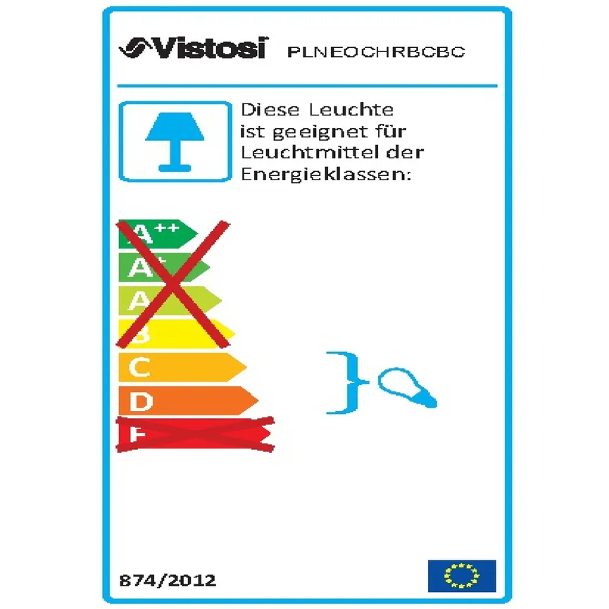 Deckenleuchte "Neochic" energielabel