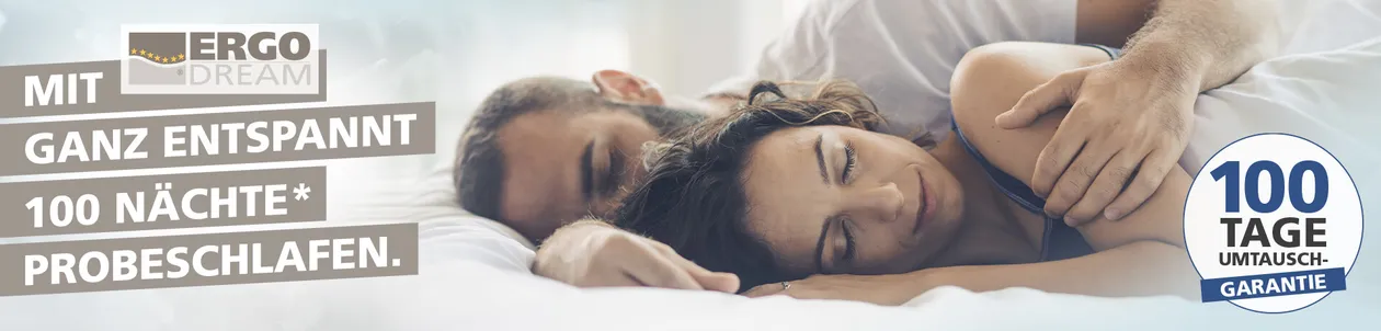Ergodream Matratzen 100 Tage Umtauschgarantie