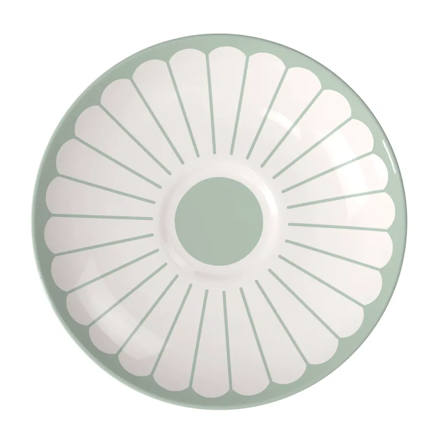 Kaffeeuntertasse "Fleur" vert hauptaufnahme