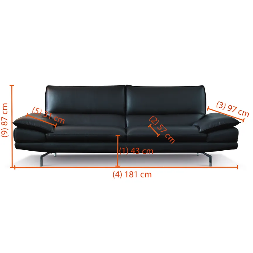 2-Sitzer (200) dimensionsmarker