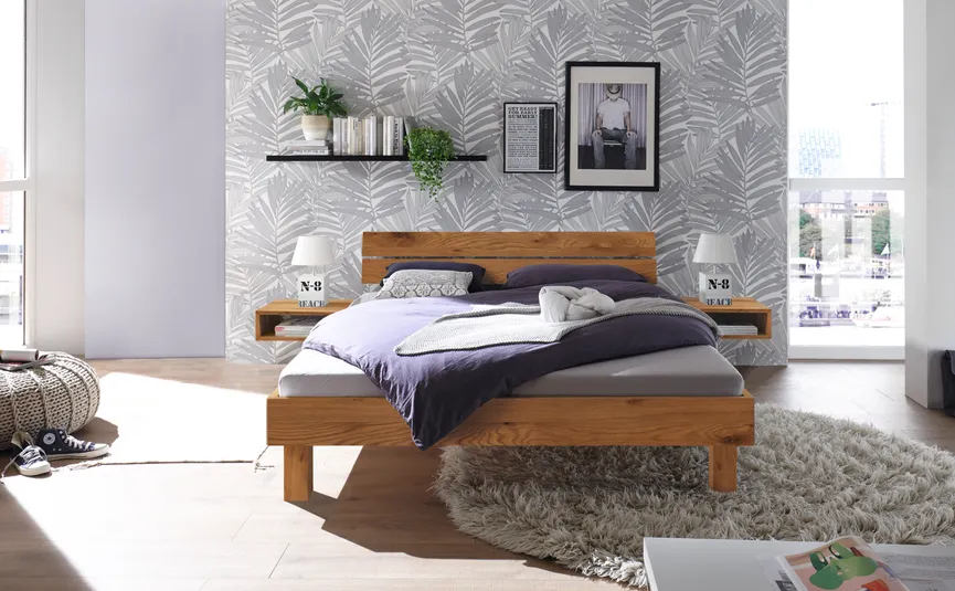 Bett 90x200 cm milieu