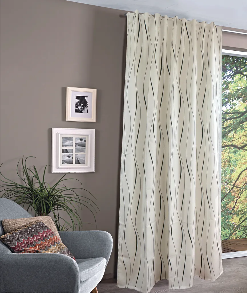 Dekoschal Wellenmuster milieu