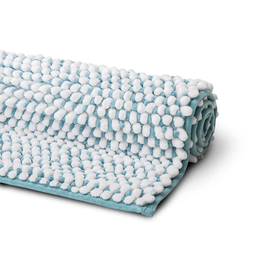 Badematte Chenille Chelsea detail