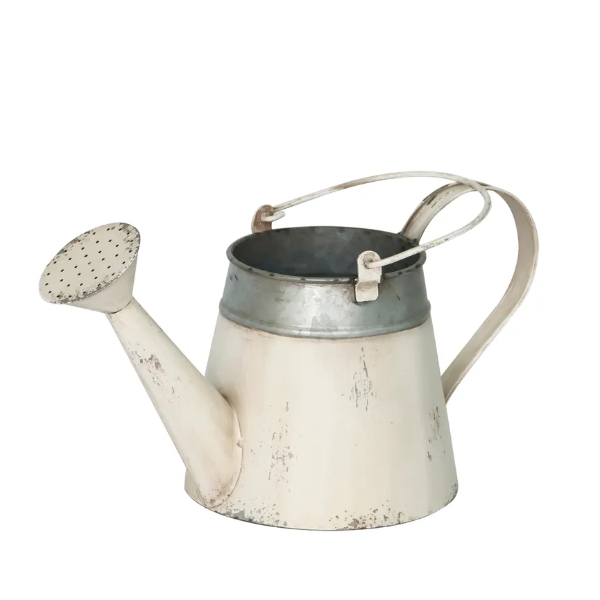Gießkanne "Vintage" weiß hauptaufnahme