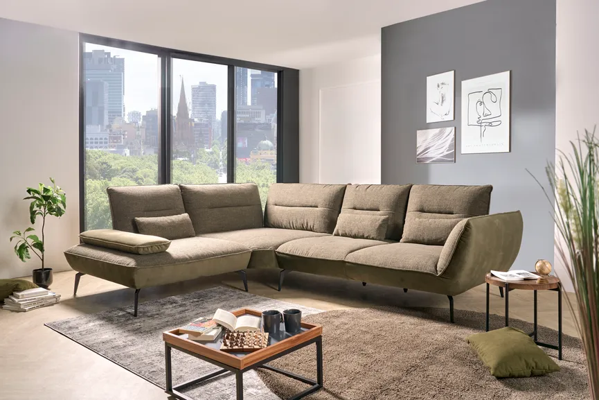 Ecksofa groß detail