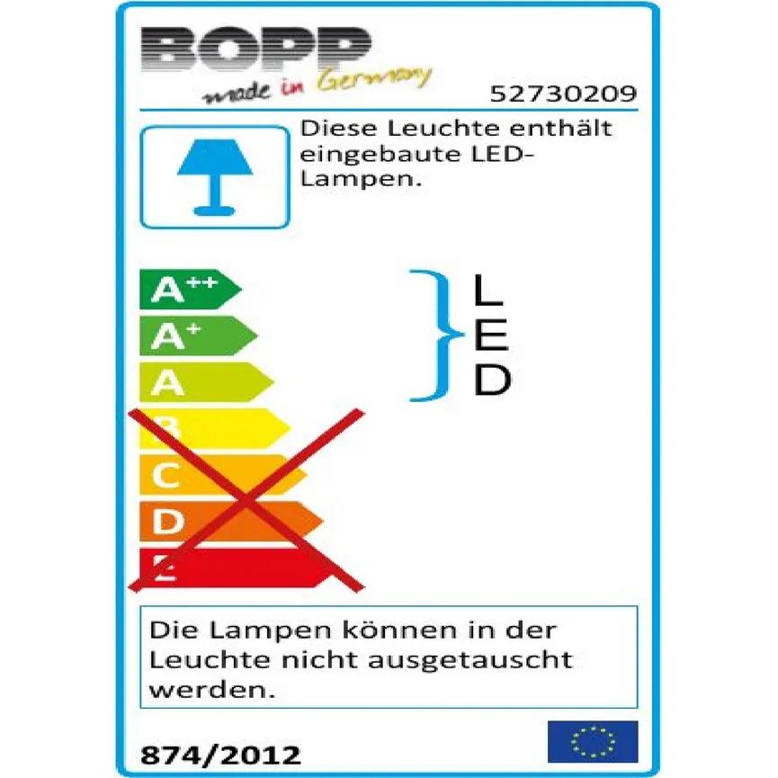 Deckenleuchte "At" energielabel