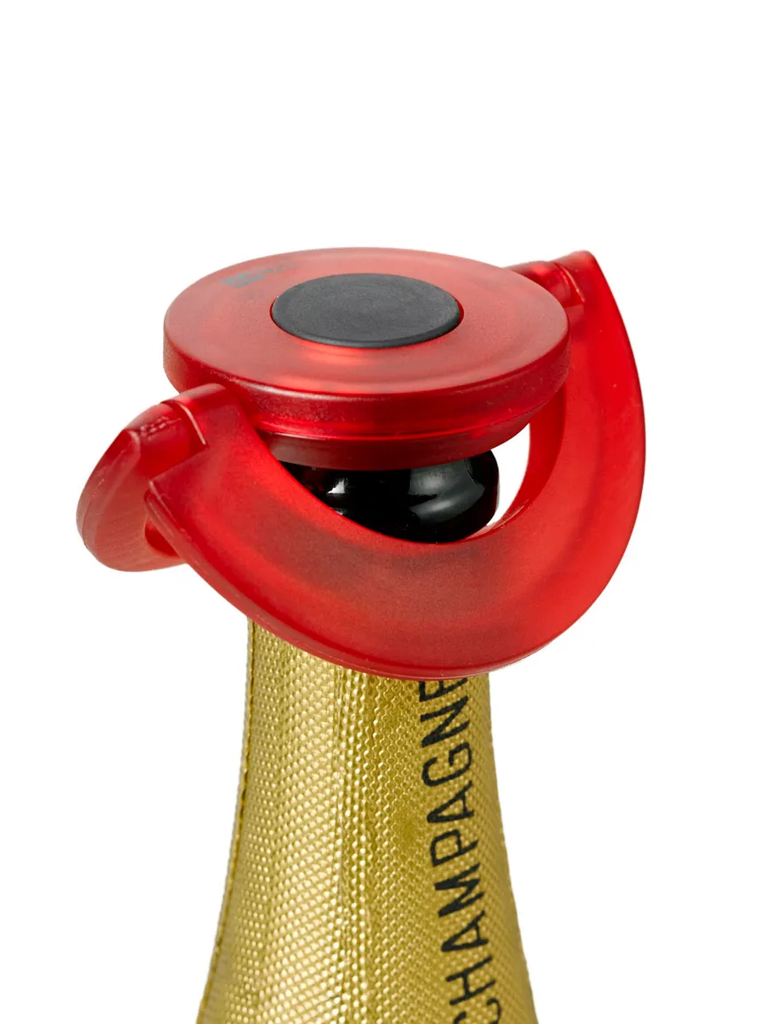 Sektverschluss "Gusto" rot detail