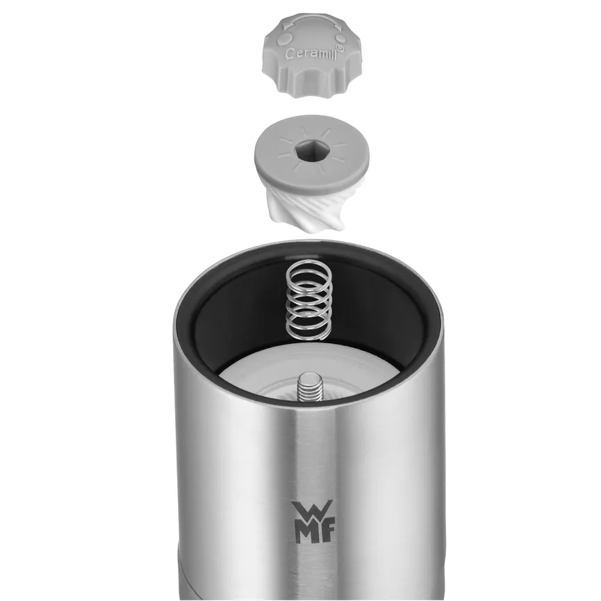 Gewürzmühle unbefüllt Metall detail