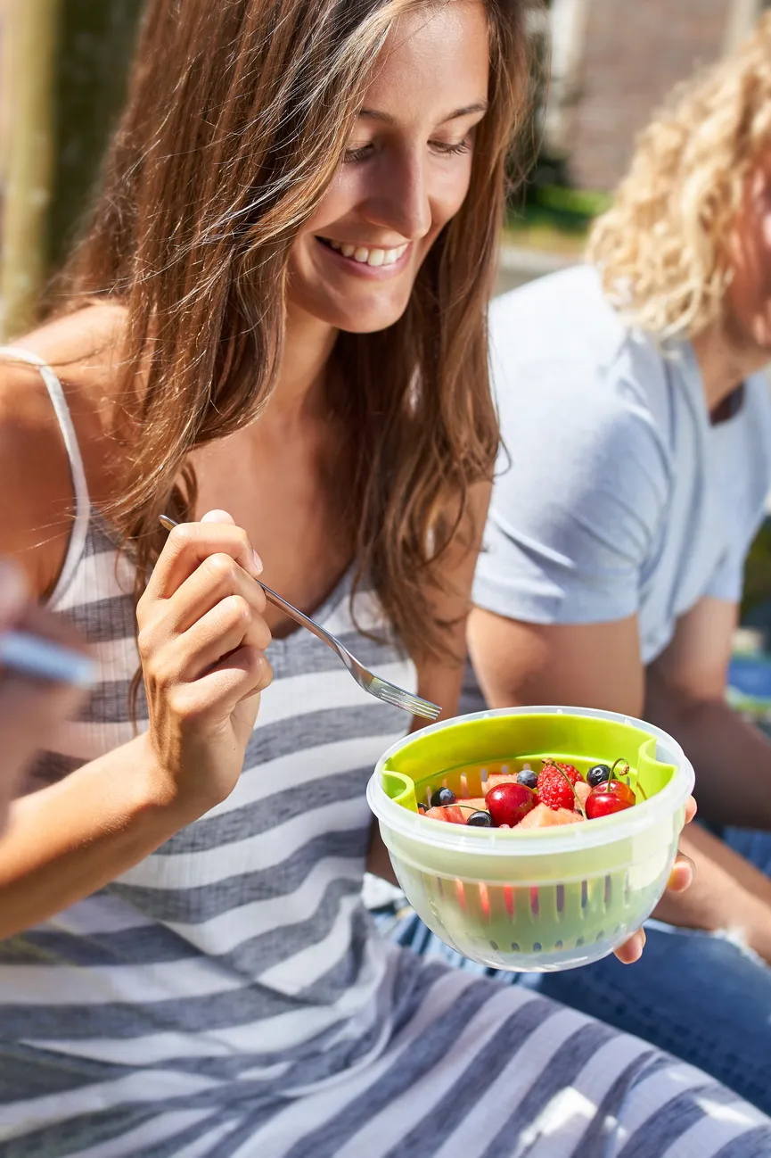 Obstbox Fruitbowl 1l grün milieu
