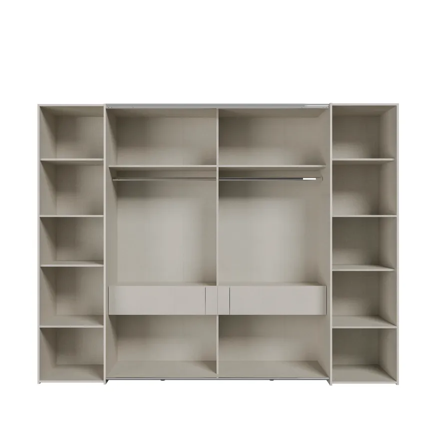 Schwebe-/Drehtürenschrank detail