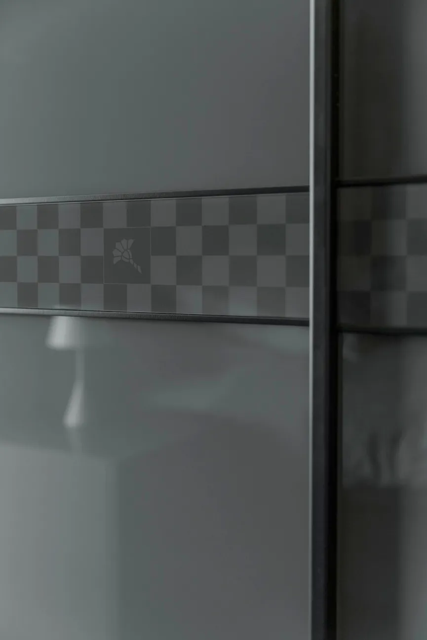 Schwebetürenschrank detail