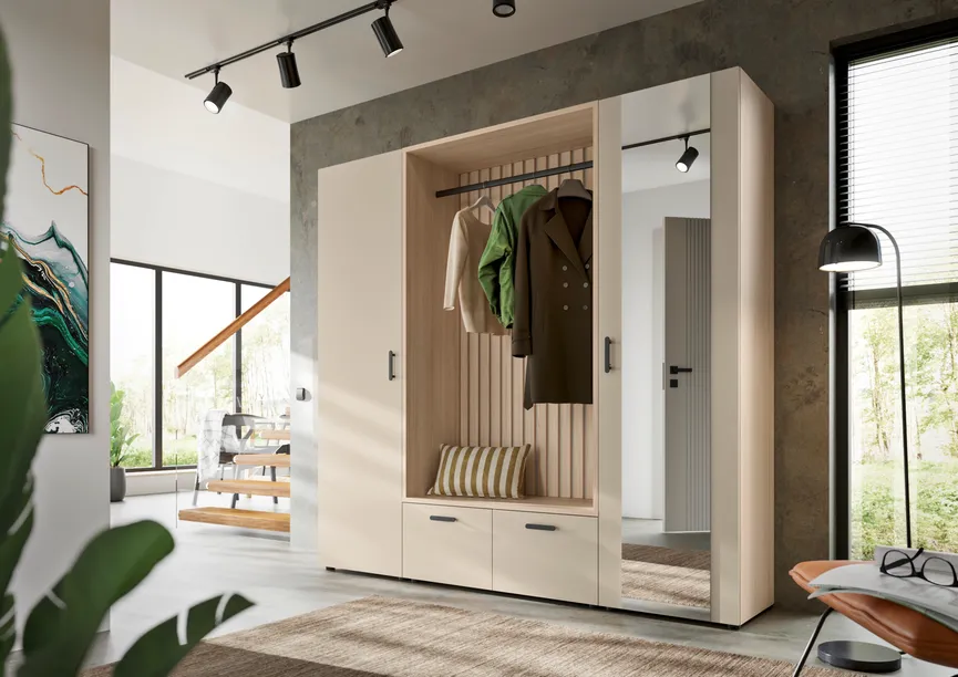 Kompaktgarderobe milieu