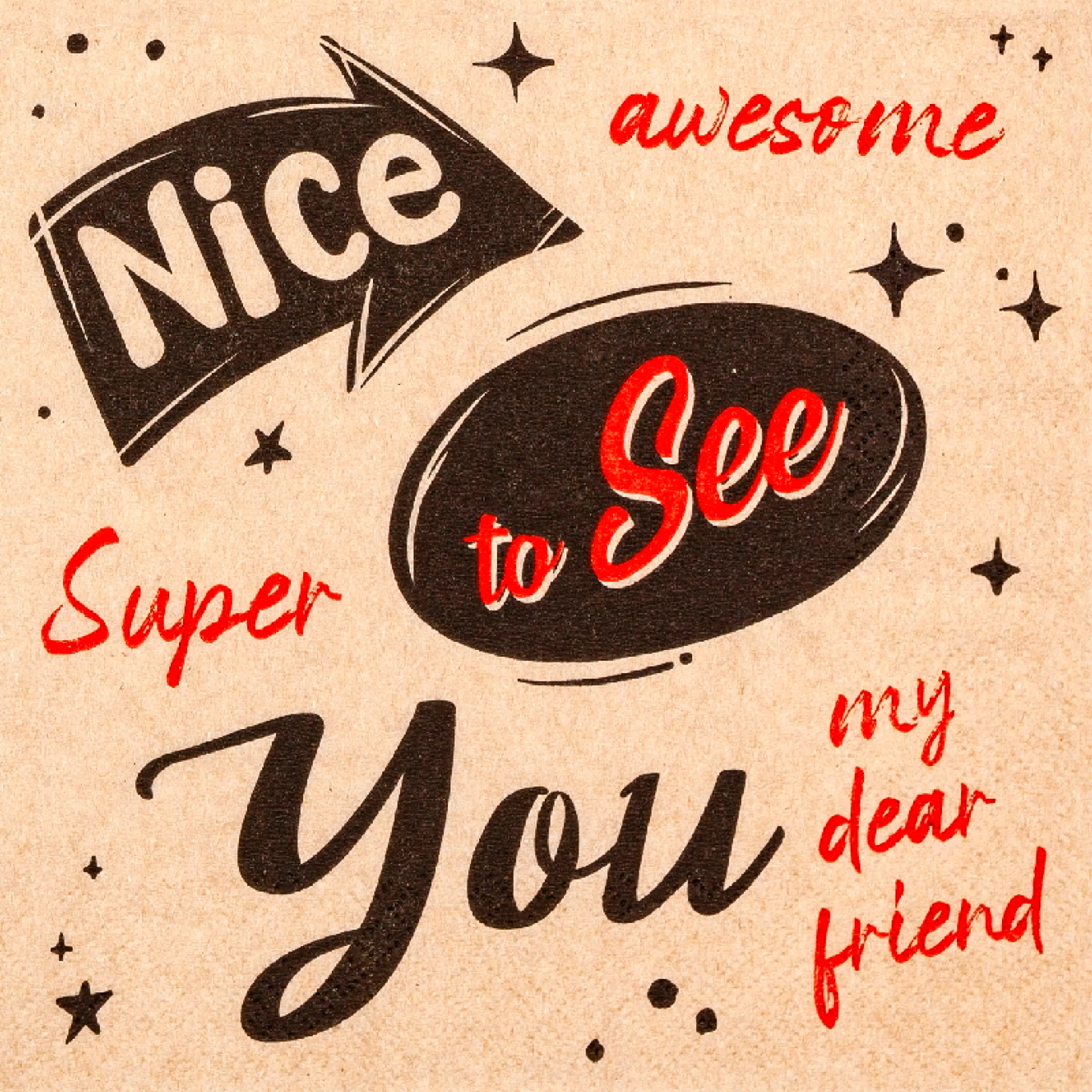 Serviette Nice to see You 20tlg.

