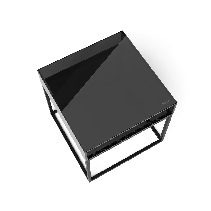 Couchtisch Cube Glasbox detail