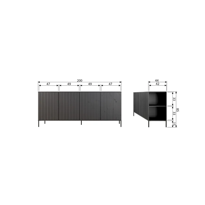 Sideboard 4T detail