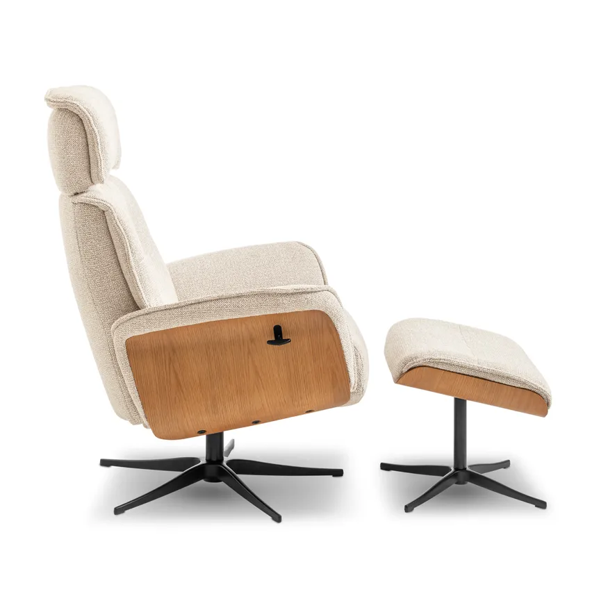Relaxsessel mit Hocker detail
