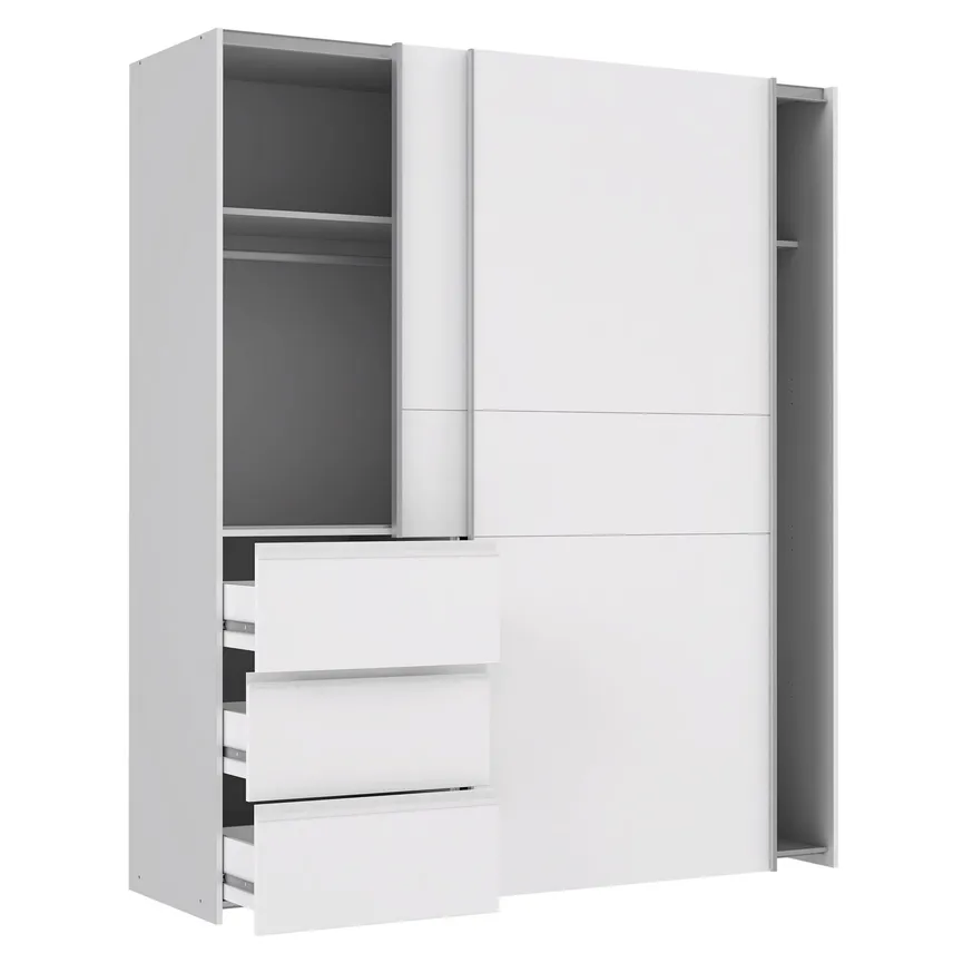 Schwebetürenschrank 2-trg. detail