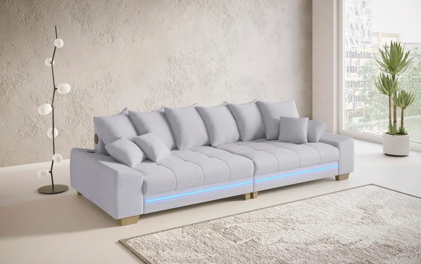 Bigsofa+LED+Soundsystem milieu