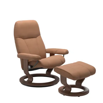 Sessel mit Hocker