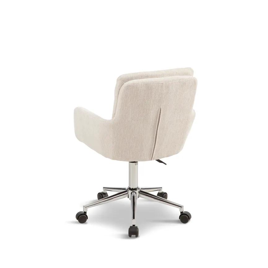 Drehstuhl beige detail