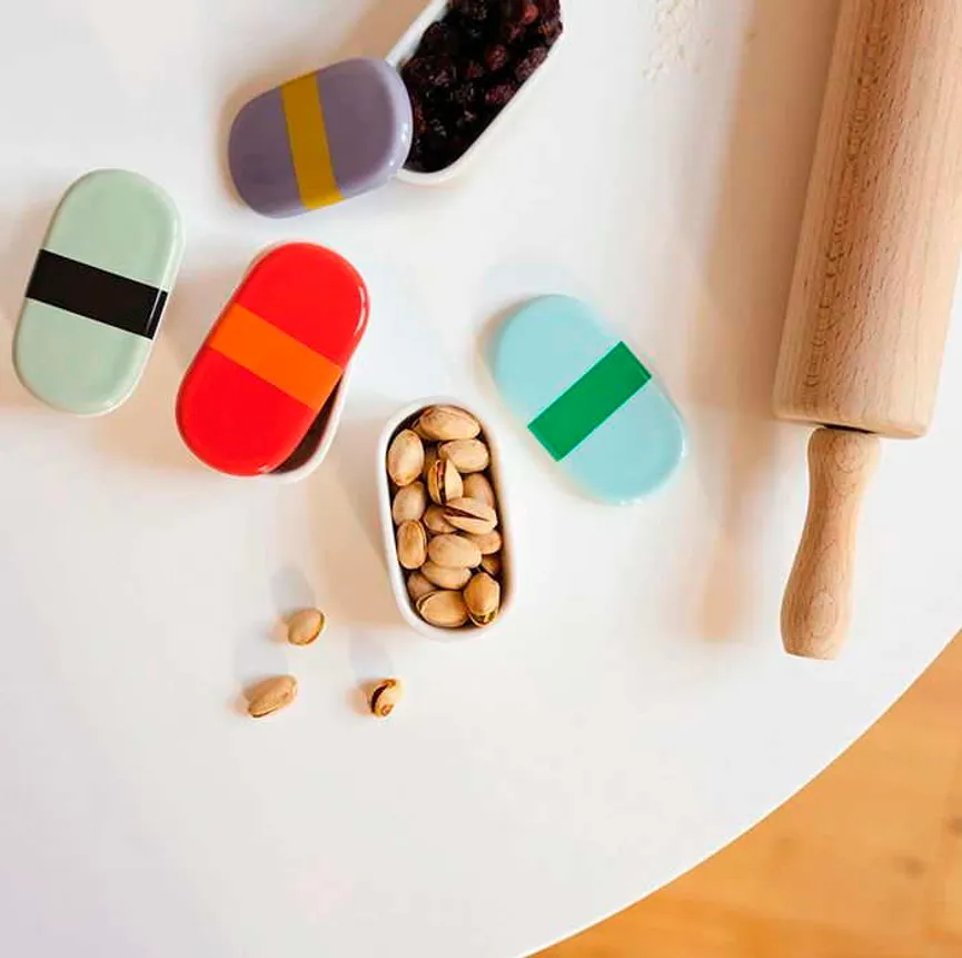 Dosen "Tiny" 4er-Set milieu