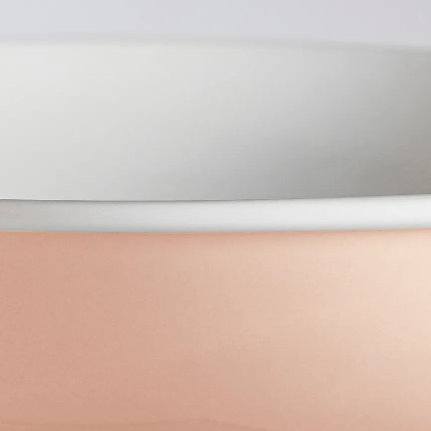 Suppenteller "Basic" hellpink detail