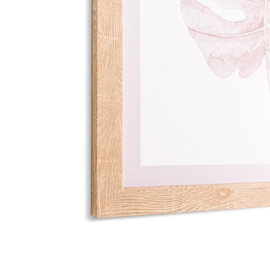 Leinwand "Monstera Blatt" detail