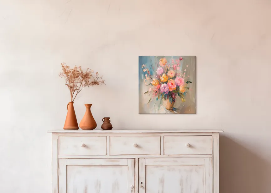 Wandbild "Pastel Roses IV" milieu