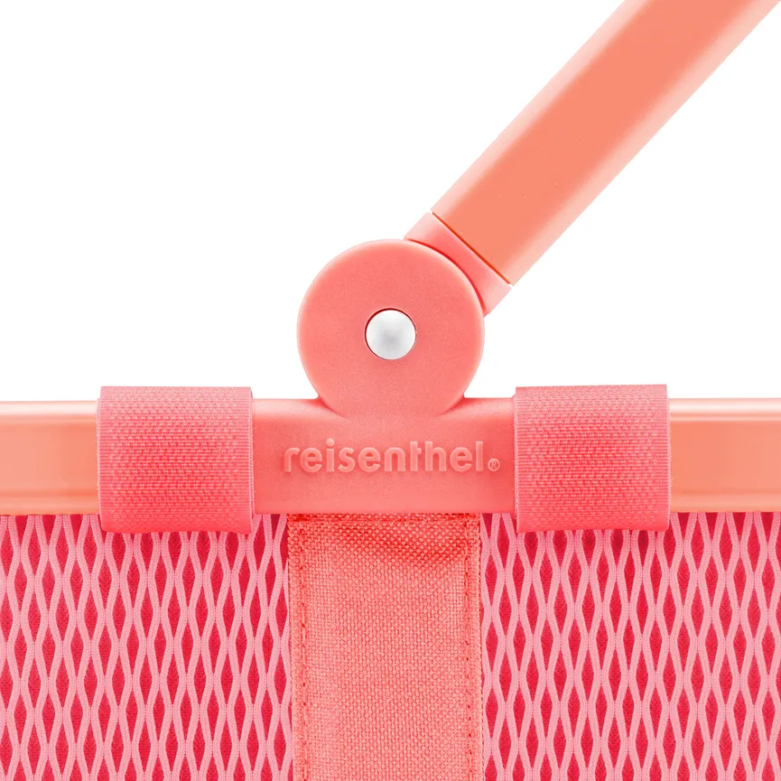 Carrybag "mesh" coral detail