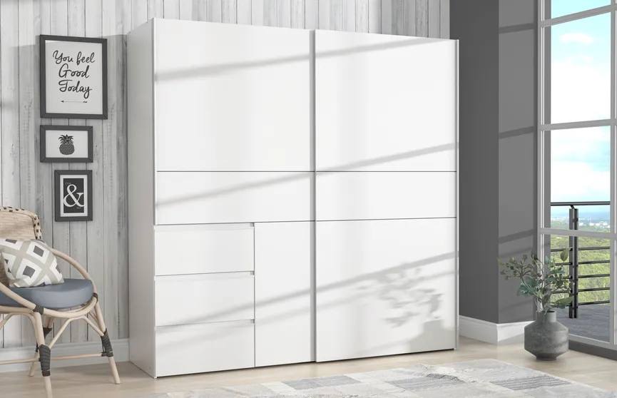 Schwebetürenschrank 2-trg. milieu
