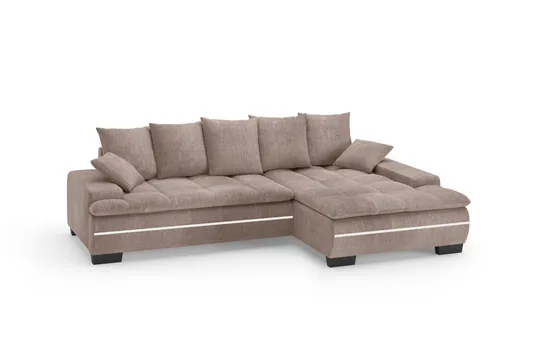 Ecksofa mit LED-Beleuchtung
