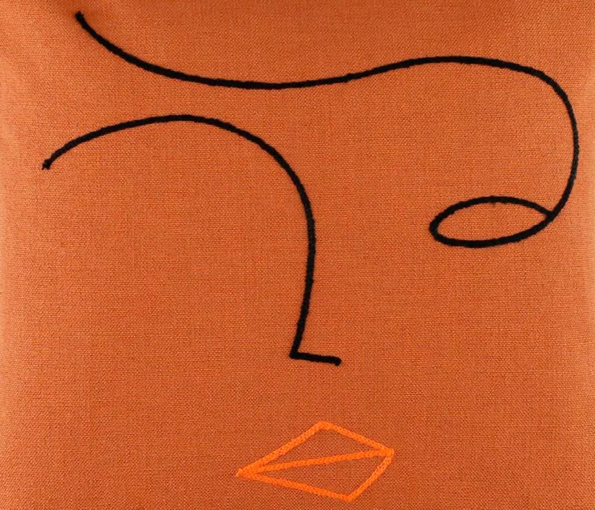 Kissenhülle MRJ-Visage 38x38cm material_farbe