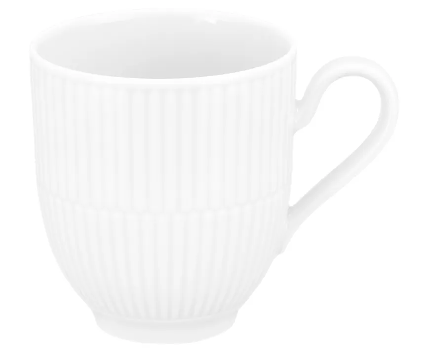 Becher "Amina" 3er-Set weiß detail