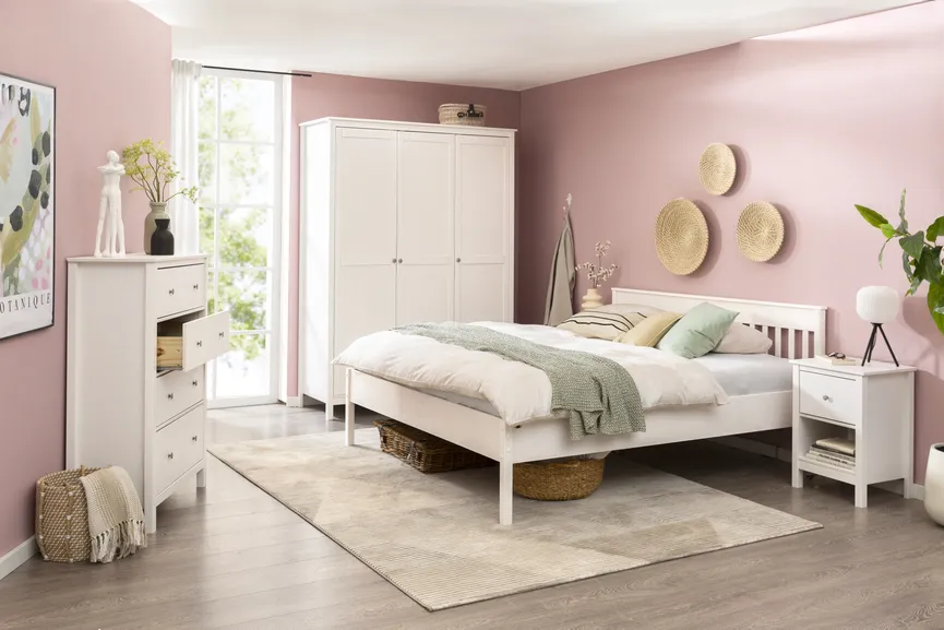 Massivholzbett LF 140x200 cm milieu