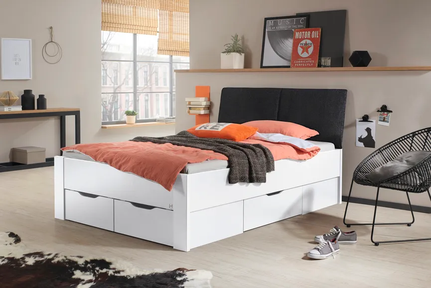 Bett mit Polsterkopfteil Nr. 3 hauptaufnahme