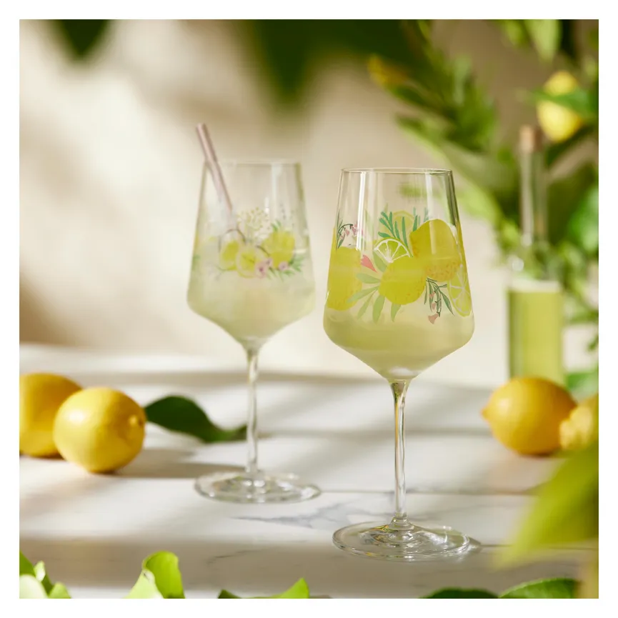 Limoncelloglas "Sommertau" milieu