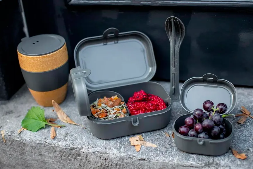 Lunchbox "Pascal" 3-tlg. grau milieu
