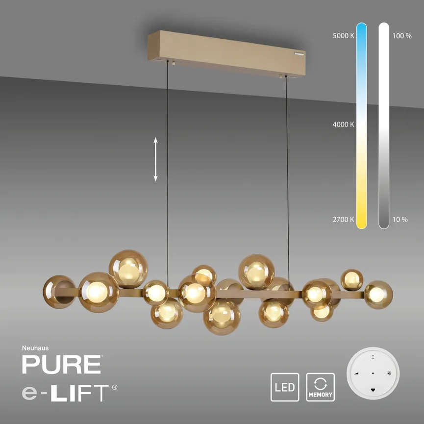 Pendelleuchte "PURE-E-Popup" detail
